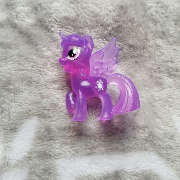 My Little Pony Figure Princess Twilight Sparkle Translucent Purple MLP G4 Mini - Picture 1 of 2